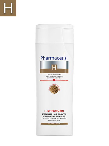 PHARMACERIS H PROFESSIONAL HAIR GROWTH STIMULATING SHAMPOO STIMULATES HEALTHY, THICKER HAIR GROWTH  H-STIMUPURIN 250 ML